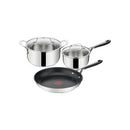 Jamie Oliver By Tefal Kitchen Essential 5 Piece Set - Stainless Steel.