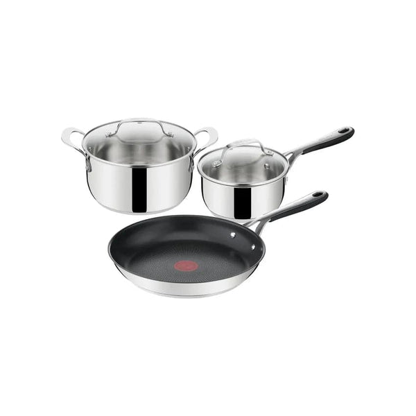 Jamie Oliver By Tefal Kitchen Essential 5 Piece Set - Stainless Steel.