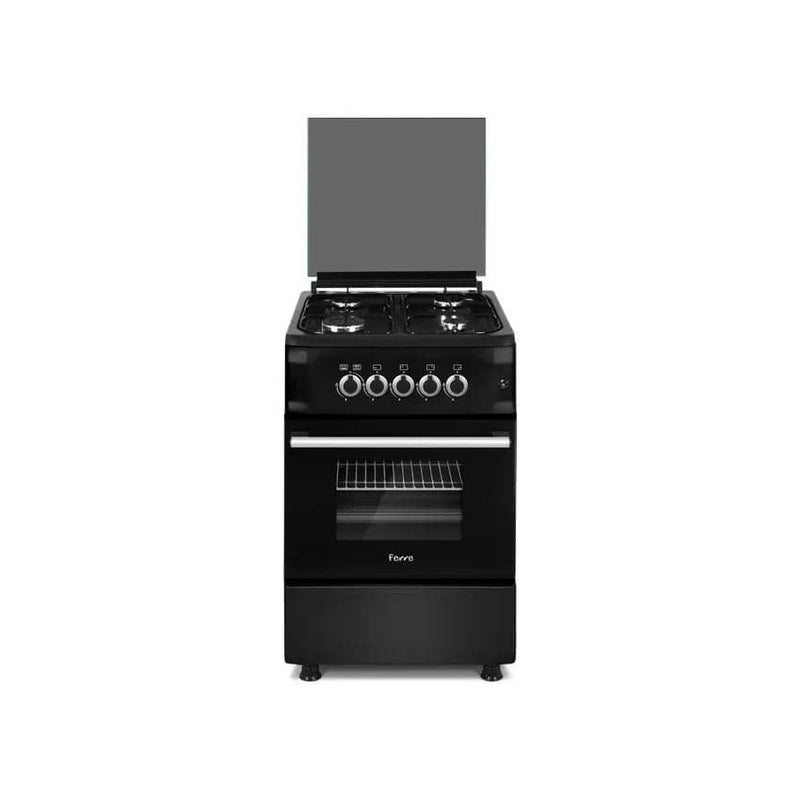 Ferre 4 Gas Burner Gas Oven - Black.