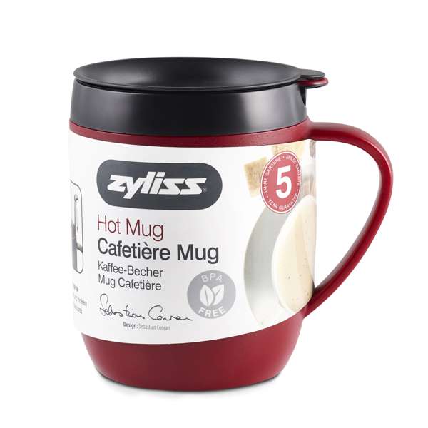 Zyliss Red Hot Mug Cafetiere.