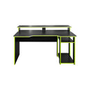 Linx Gaming Monitor Desk - Black / Green.