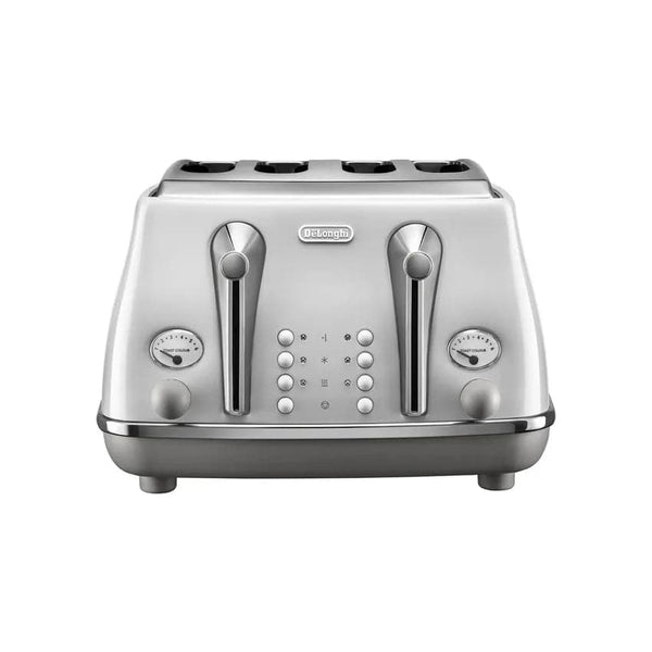 De'longhi Icona Capitals 4 Slice Toaster - Sydney White.