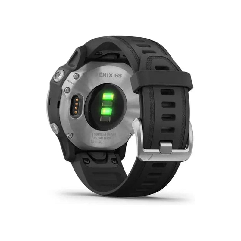 Garmin Fēnix® 6s 42mm Standard Edition - Silver With Black Band.