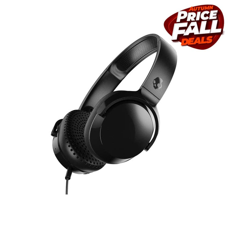 Skullcandy Riff Wired Headphones - Black.