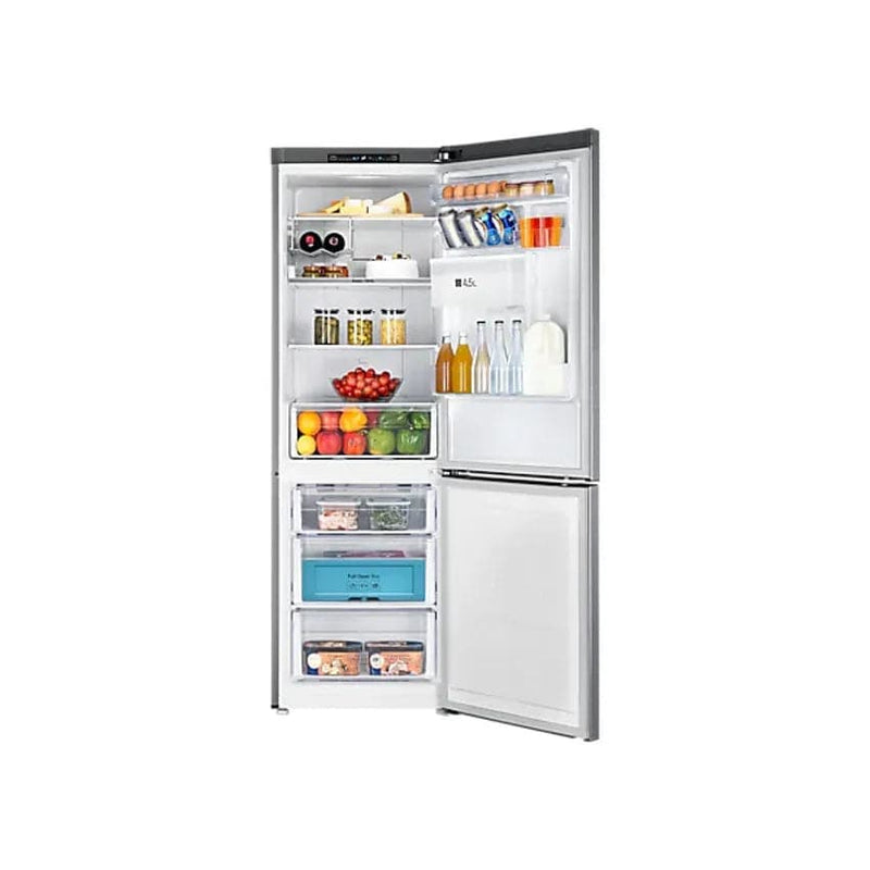 Samsung 303L Nett Frost Free Top Fridge Bottom Freezer Combination Fridge With Water Dispenser - Metal Graphite.