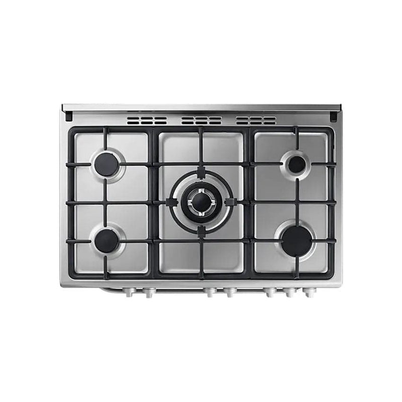 Samsung 95l 90 Cm 5 Gas Burner Cooker - Stainless Steel.