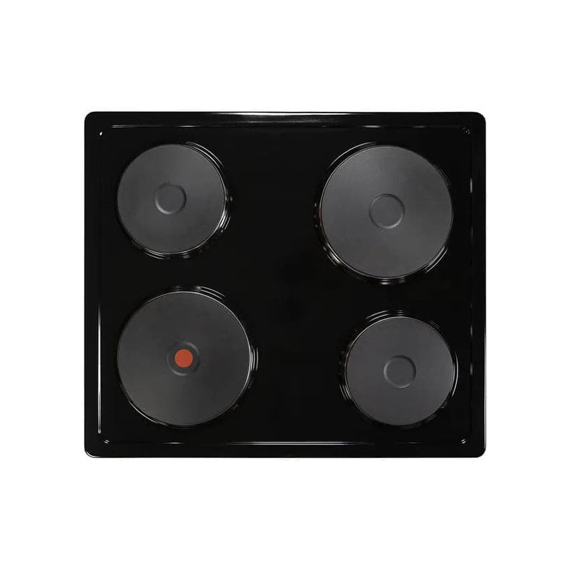 Falco 60cm Oven And Solid Hob Set - Black.