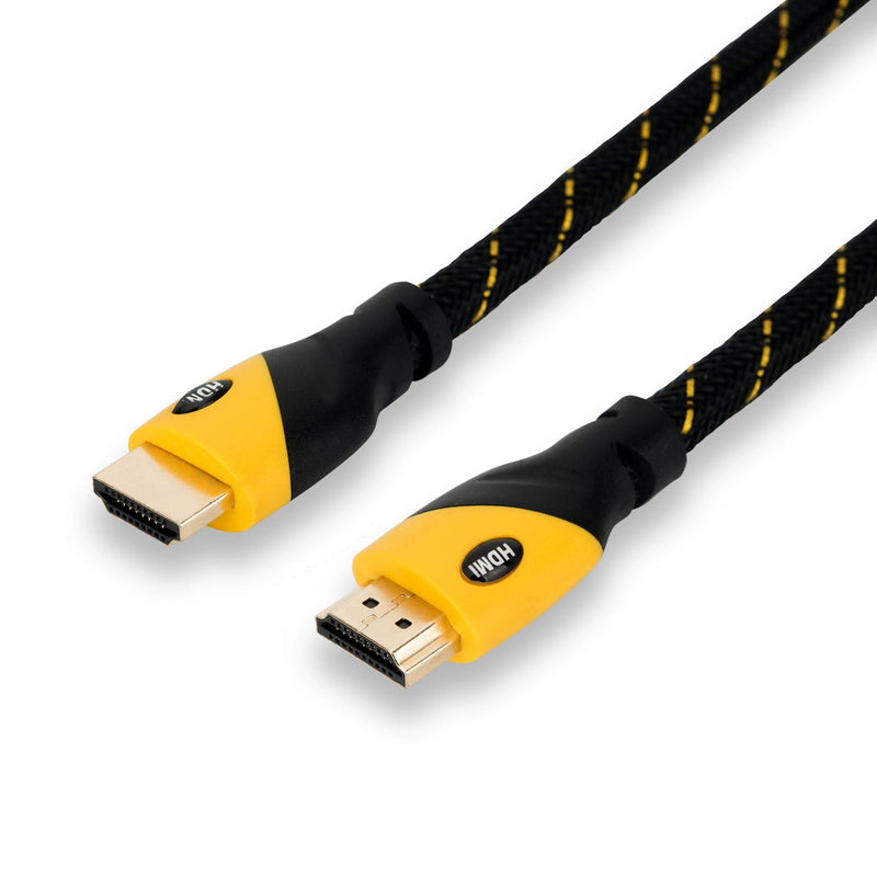 1 8m Hdmi 2 0v Blk Mesh Cable.