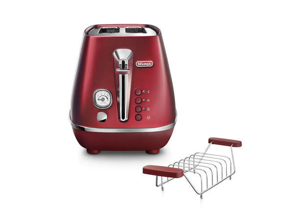 Distinta Flair 2 slice toaster – Glamour Red.