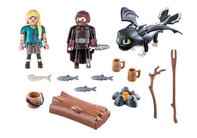 Hiccup and Astrid Playset.