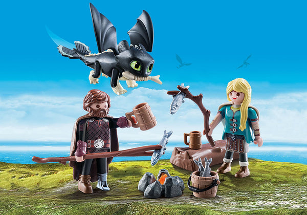 Hiccup and Astrid Playset.