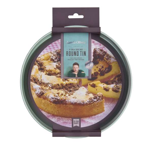 Jamie Oliver 20cm Loose Base Round Tin.