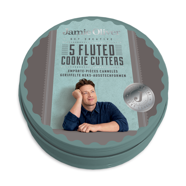 Jamie Oliver Round Cookie Cutter Set Of 5.