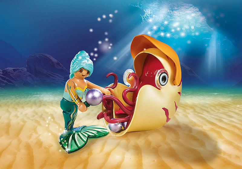 Mermaid with Sea Snail Gondola.