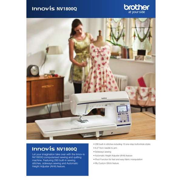 Nv1800q - Brother Quilting Machine.