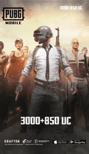 PUBG Mobile Unknown Cash - 3000 + 850 Uc