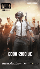 PUBG Mobile Unknown Cash - 6000 + 2100 Uc