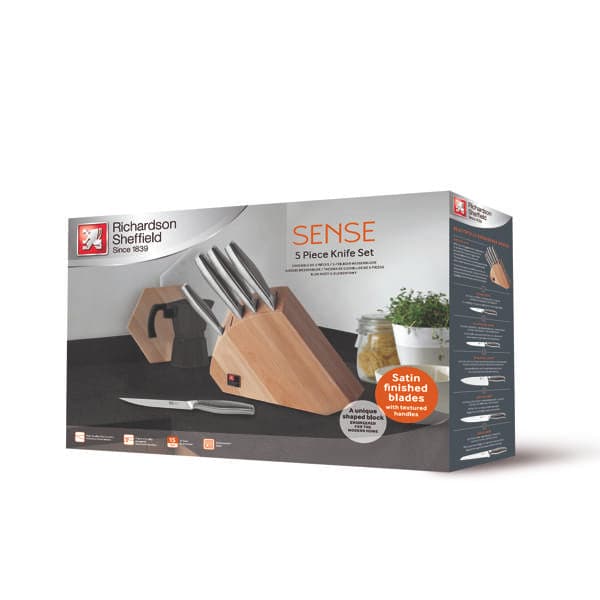 Richardson Sheffield R166 Sense 5 pcs Knife Set.