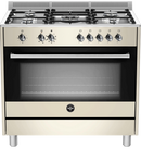 La Germania Rustica 90cm Rustica Gas Hob & Electric Oven - Cream