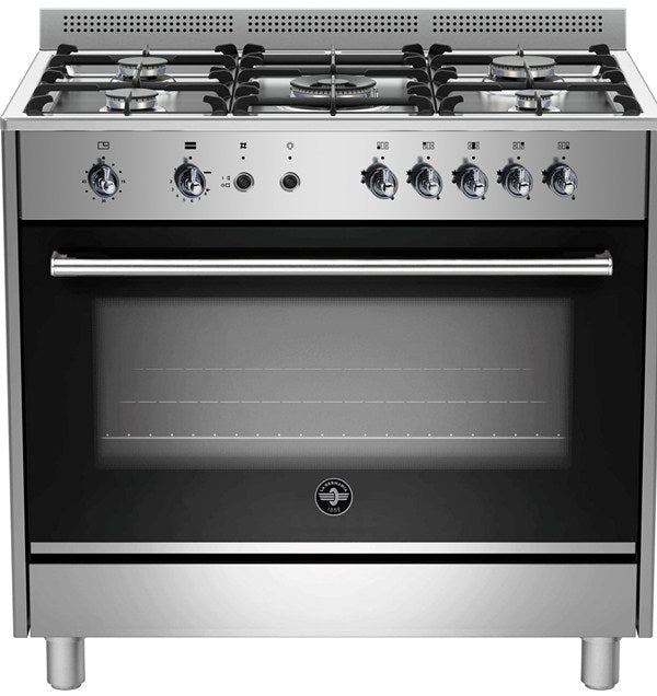 La Germania Rustica 90cm Rustica Gas Hob & Gas Oven / Gas Grill - Stainless Steel