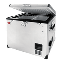 SnoMaster 40L Dual Compartment StainlessSteel Fridge/Freezer AC/DC