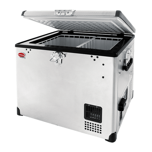SnoMaster 40L Dual Compartment StainlessSteel Fridge/Freezer AC/DC