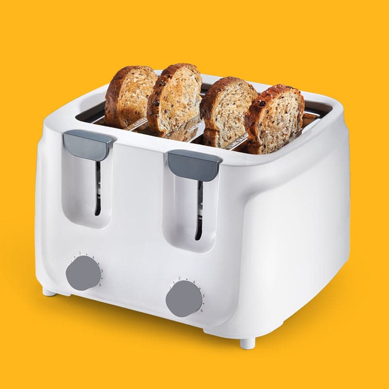 Cool Touch 4 Slice Toaster White.