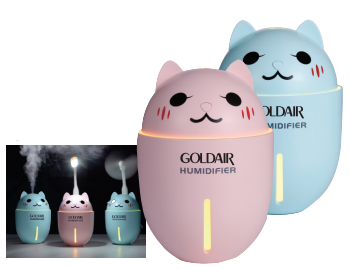 Mini Humidifier With Usb Fan/light.