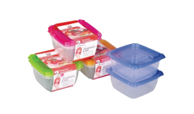 2pc Square Food Container.