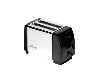 Deluxe Black And Stainless Steel Toaster.