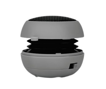 Omg Rechargeable Mini Speaker, Gray.