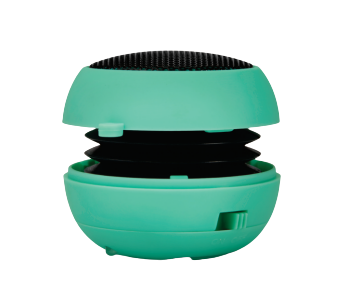 Omg Rechargeable Mini Speaker, Turquoise.