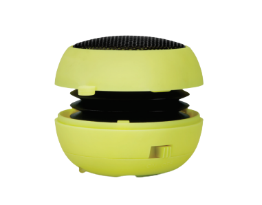 Omg Rechargeable Mini Speaker, Yellow.