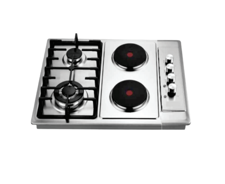 2 Gas 2 Electric Hob.