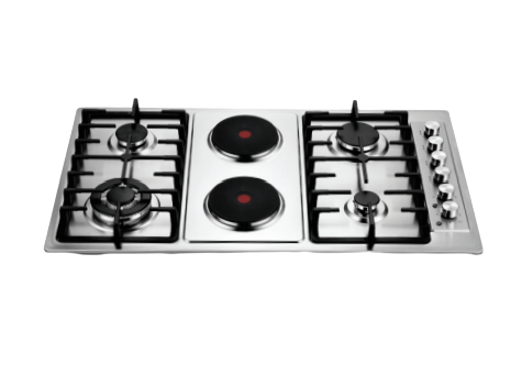 4 Gas 2 Electric Hob.