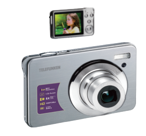 Silver 8mp Digital Camera.