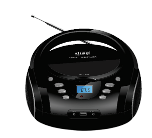 Portable Cd Player With Bluetooth.