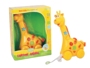 Giraffe With Light and Music.