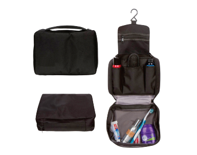 Goso Rh0611 Hanging Toiletry Bag, Black.