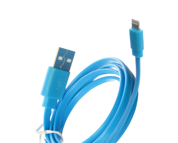 Omg Flat Lightning Cable, Blue.