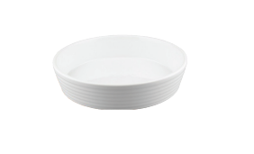 1L Porcelain Round Plate.