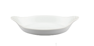 0.48L Porcelain boat Shape Plate.
