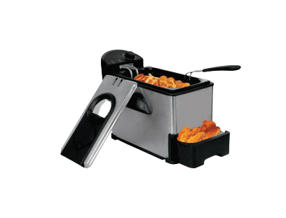 3L Deep Fat Fryer With Keep Warm Drawer.