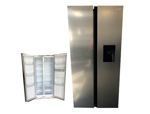 600 Litre Side By Side  Refrigerator/ Freezer With Water Dispenser.
