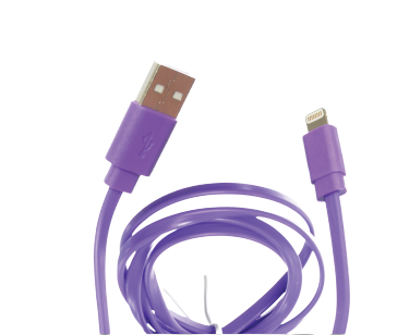 Omg Flat Lightning Cable, Purple.