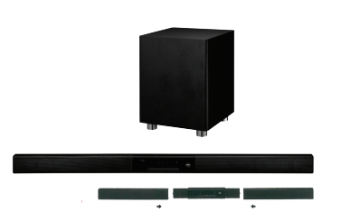 HDMI Sound Bar Wireless Subwoofer.