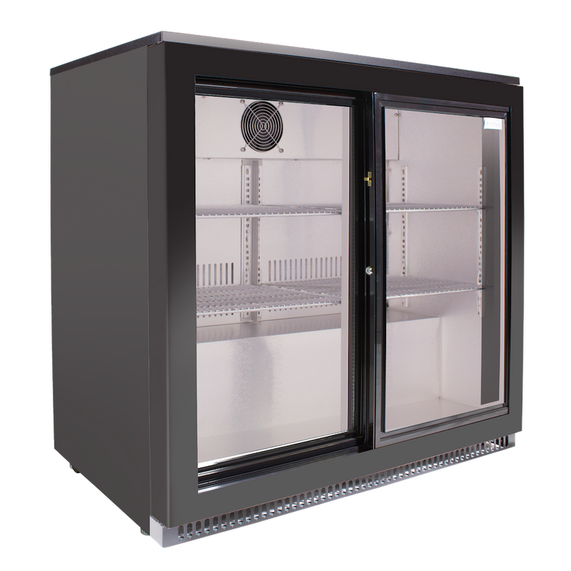 SnoMaster 200L Under Counter Beverage Cooler Sliding Door