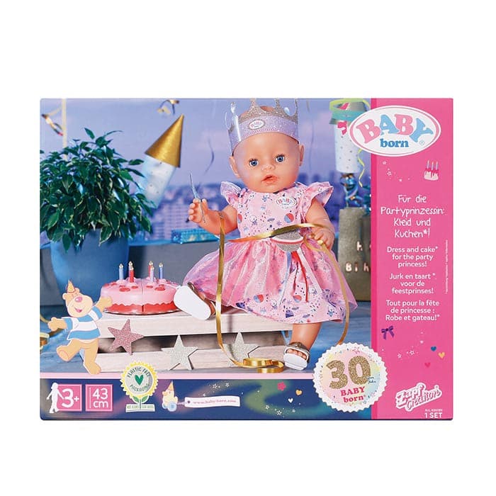 Baby Born Deluxe Happy Birthday Set.