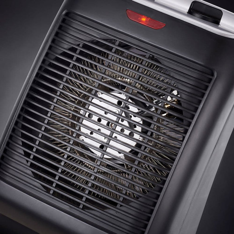 Black Eco Fan Heater.