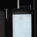 Black Glass Standing Water Dispenser.